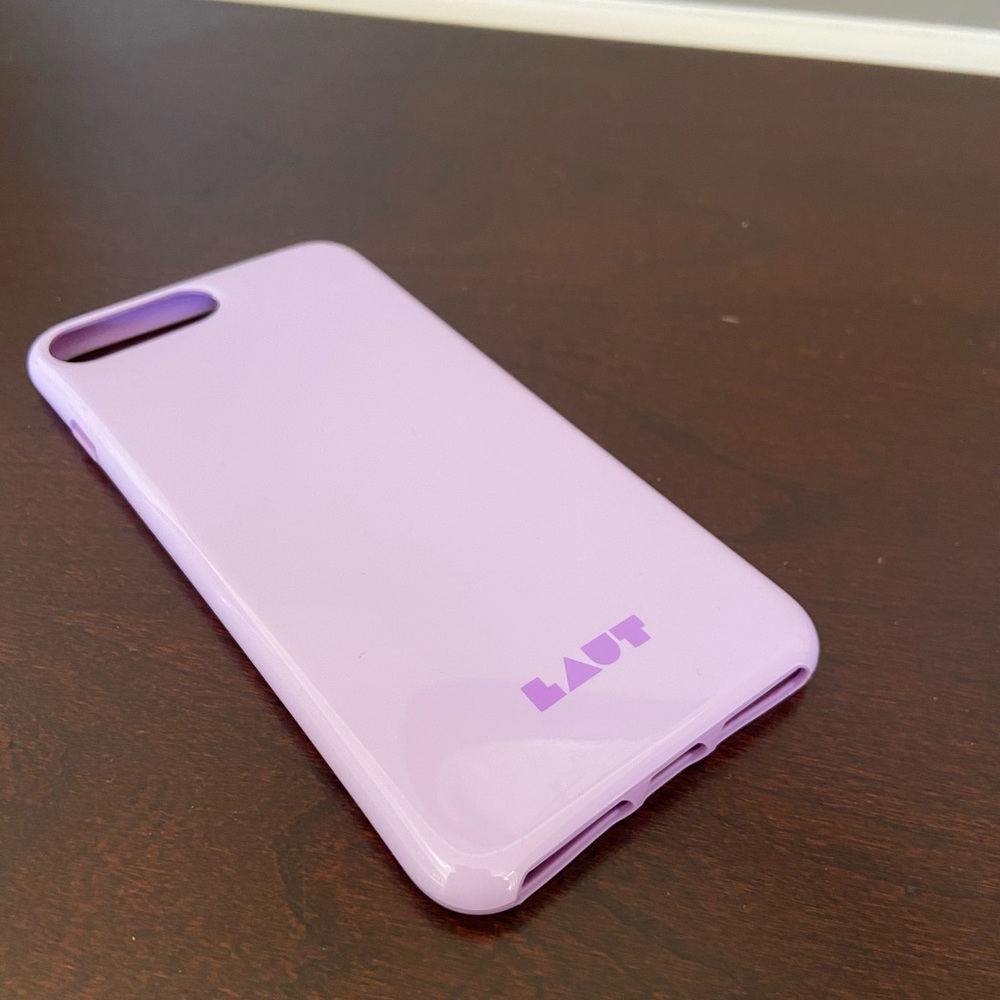 Purple IPhone 7 Plus Lauf case💜